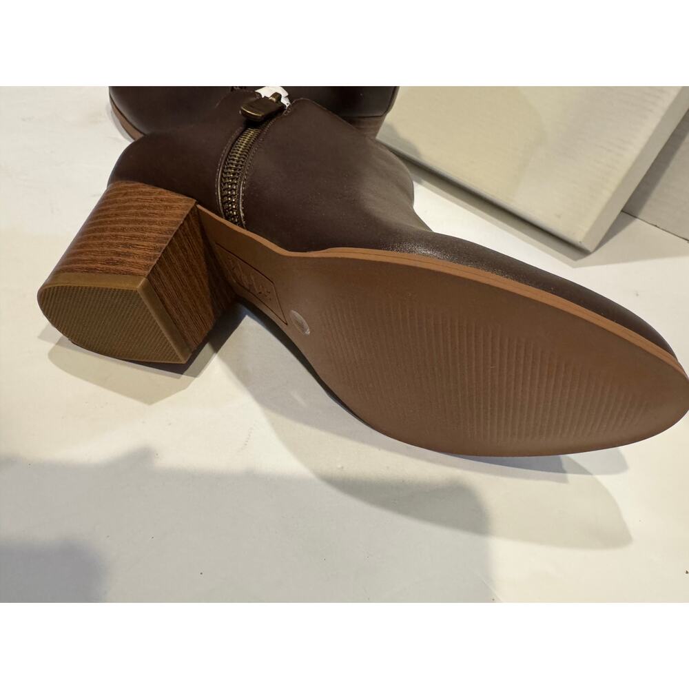Style & Co Masrina Women's Brown Closed Toe Ankle Bootie 7W New - Picture 6 of 6